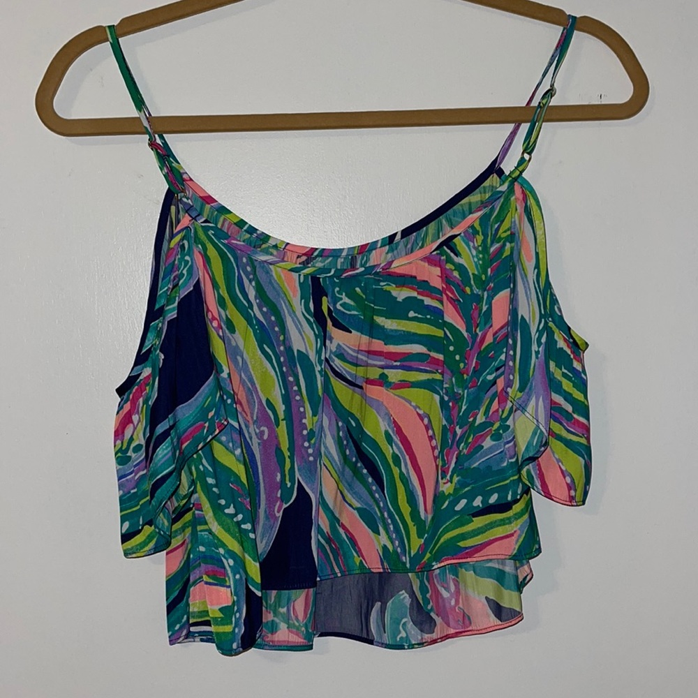 Lily Pulitzer Posy Gaucho crop top set